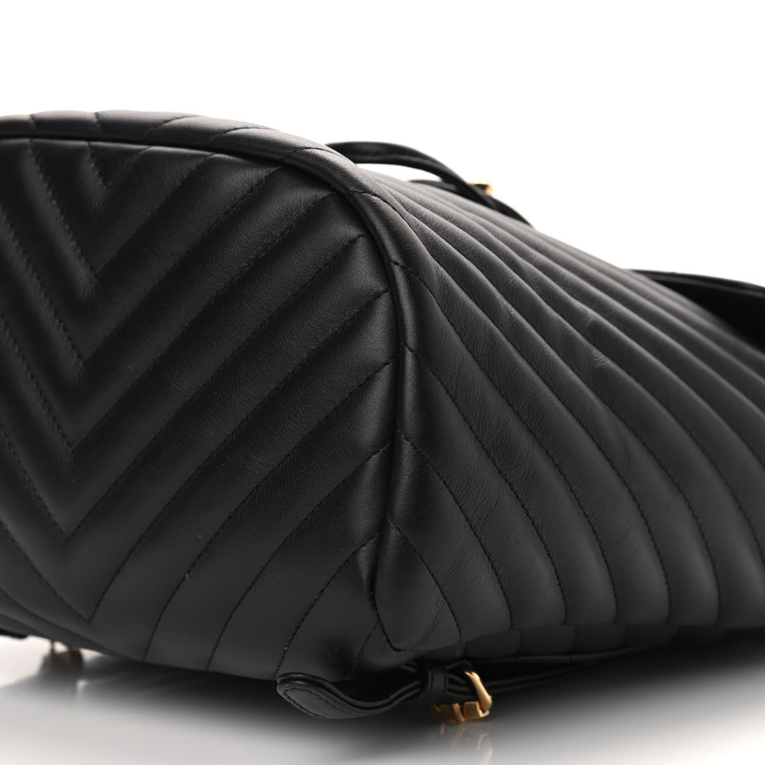 Chanel Calfskin Chevron Quilted Small Urban Spirit Backpack Black 9 of 9