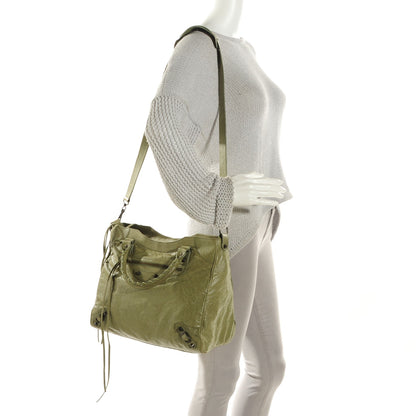 Balenciaga Agneau Classic Hardware Velo Vert Militaire 2 of 8