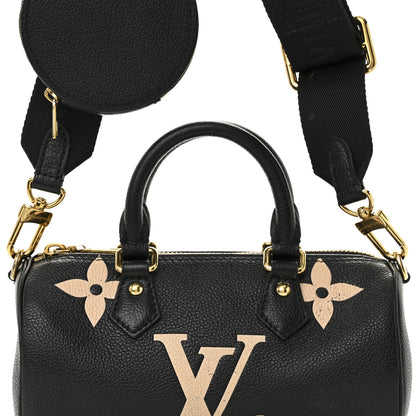 Louis Vuitton Empreinte Monogram Giant Papillon BB Black Beige 8 of 12