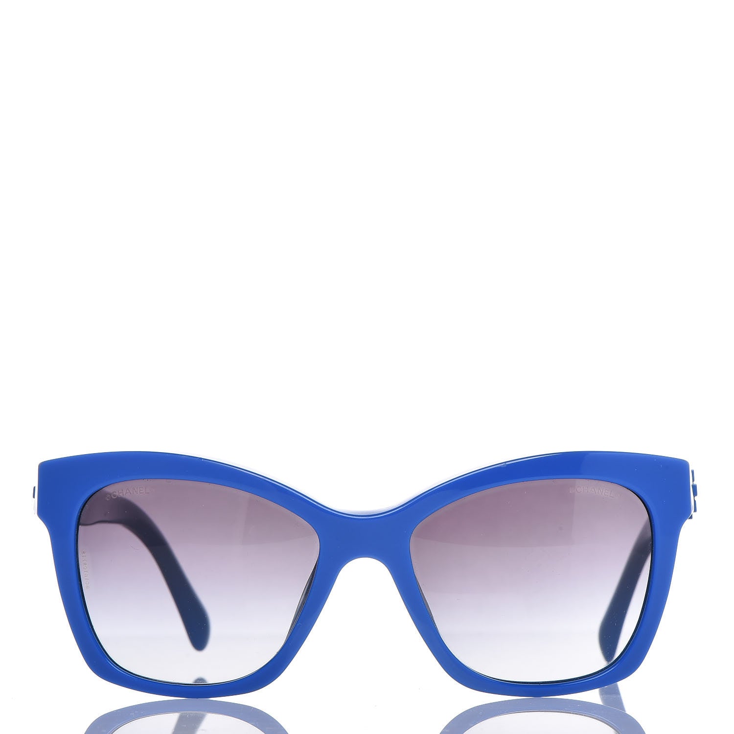Chanel CC Butterfly Signature Sunglasses 5313 Blue 3 of 7