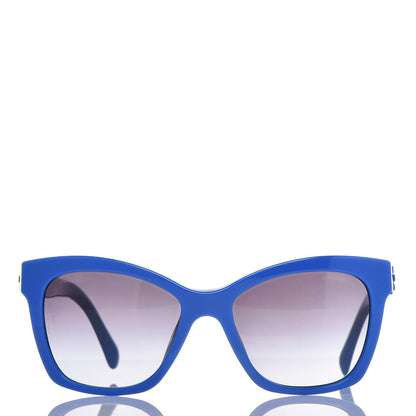 Chanel CC Butterfly Signature Sunglasses 5313 Blue 3 of 7
