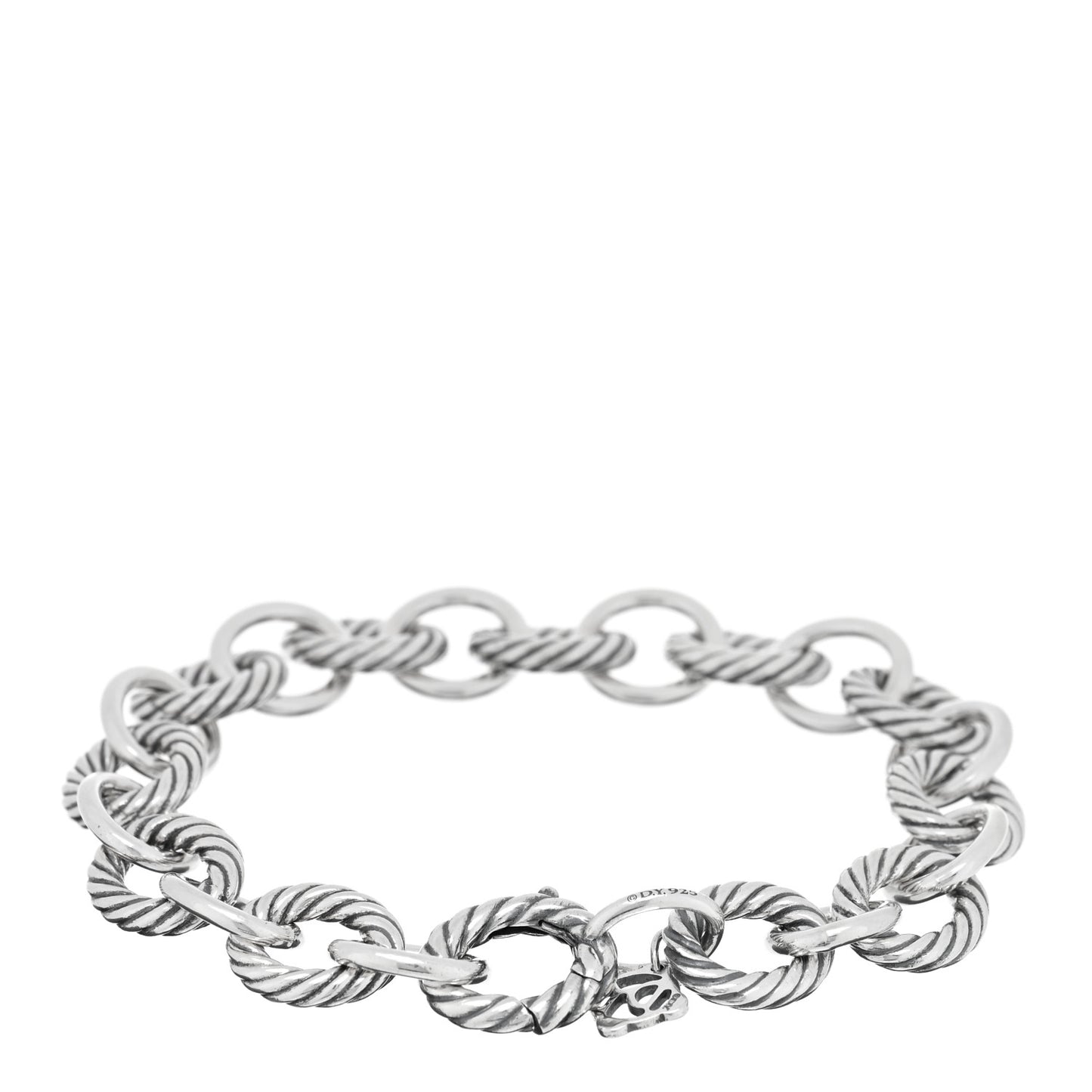 Sterling Silver 10mm Medium Oval Link Bracelet