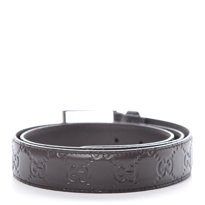 Gucci Guccissima Signature 40mm Belt 95 38 Chocolate 3 of 6