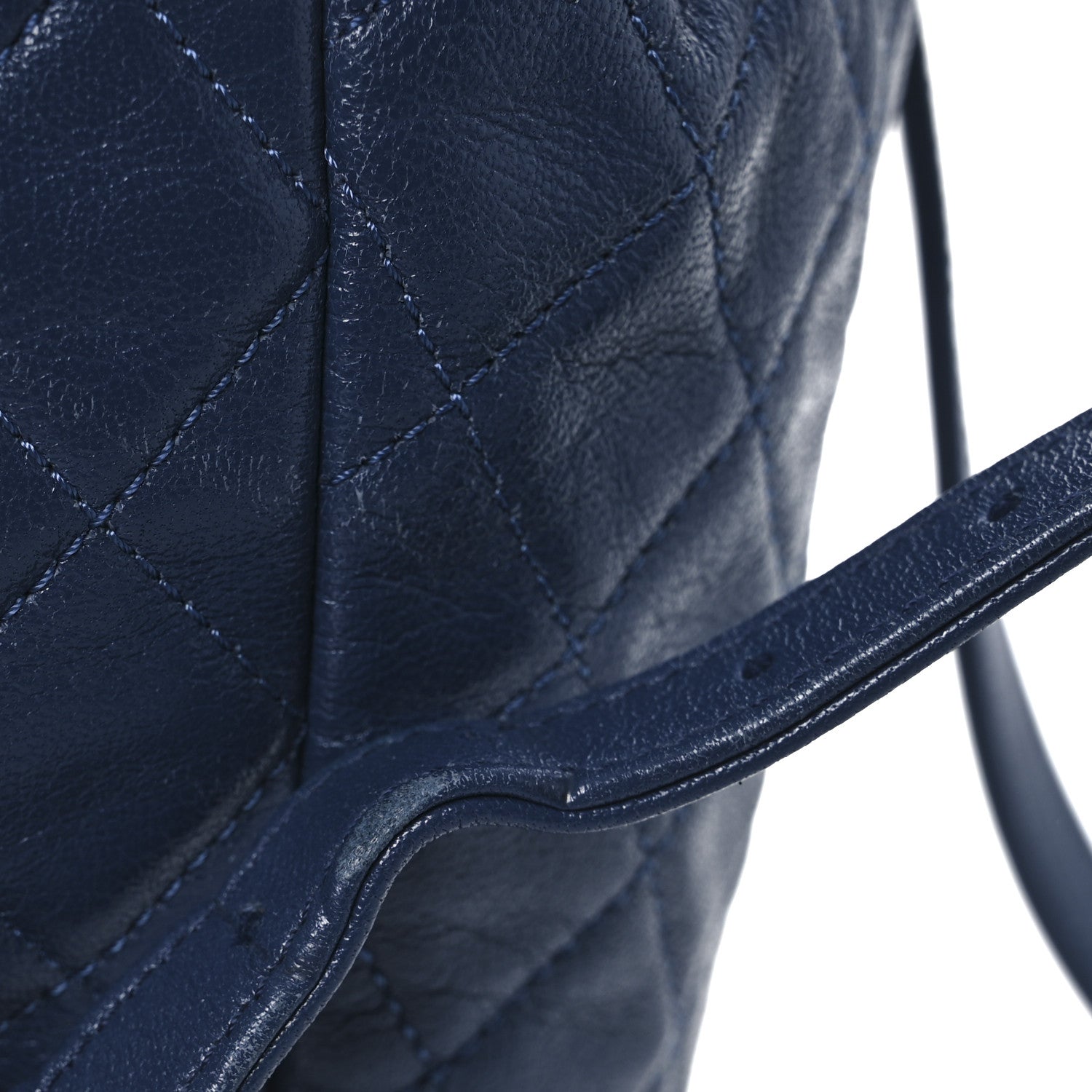Chanel Calfskin Quilted Small Urban Spirit Backpack Blue 12 of 13