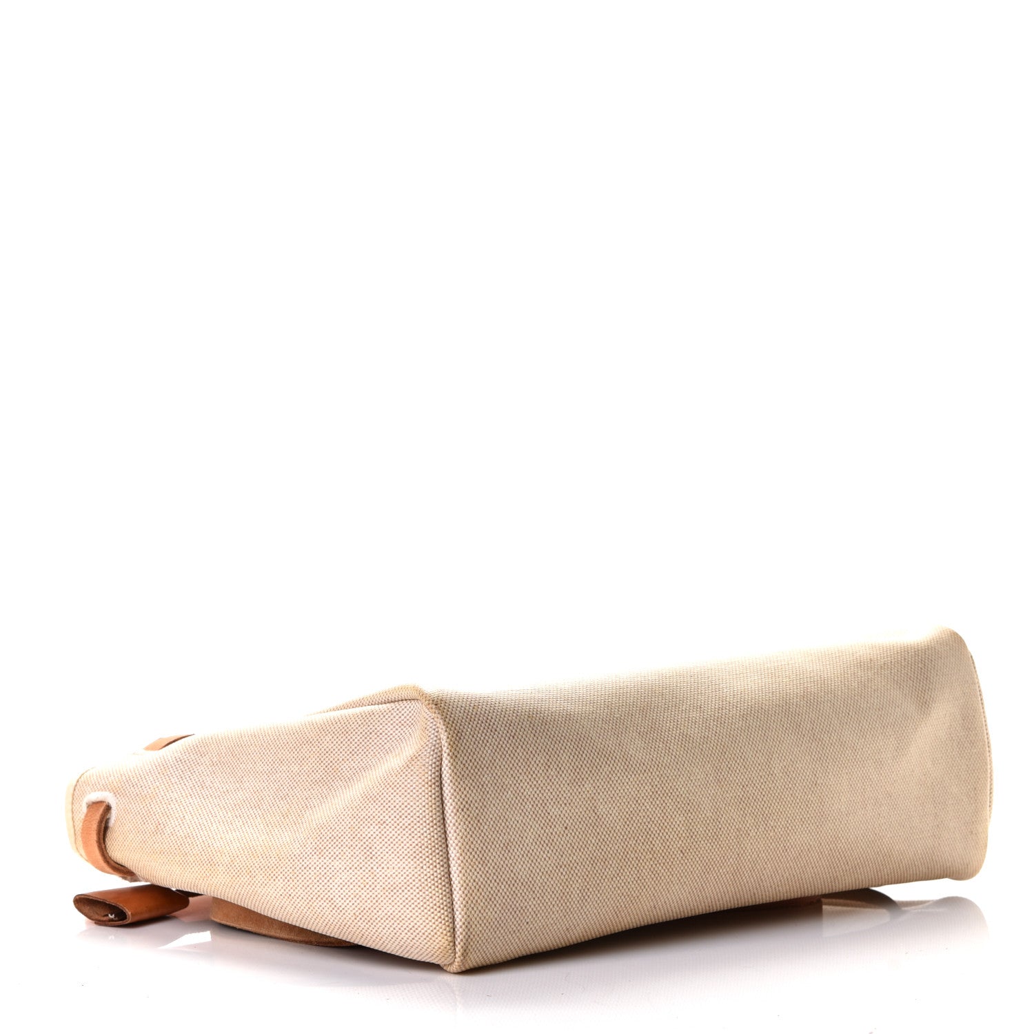 Hermes Toile Vache Calfskin Herbag 30 PM Backpack Natural 4 of 11