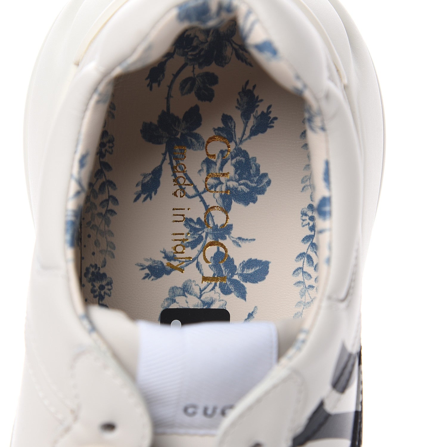 Gucci X MLB Calfskin NY Yankees Mens Rhyton Sneakers 7 Mystic White 7 of 9