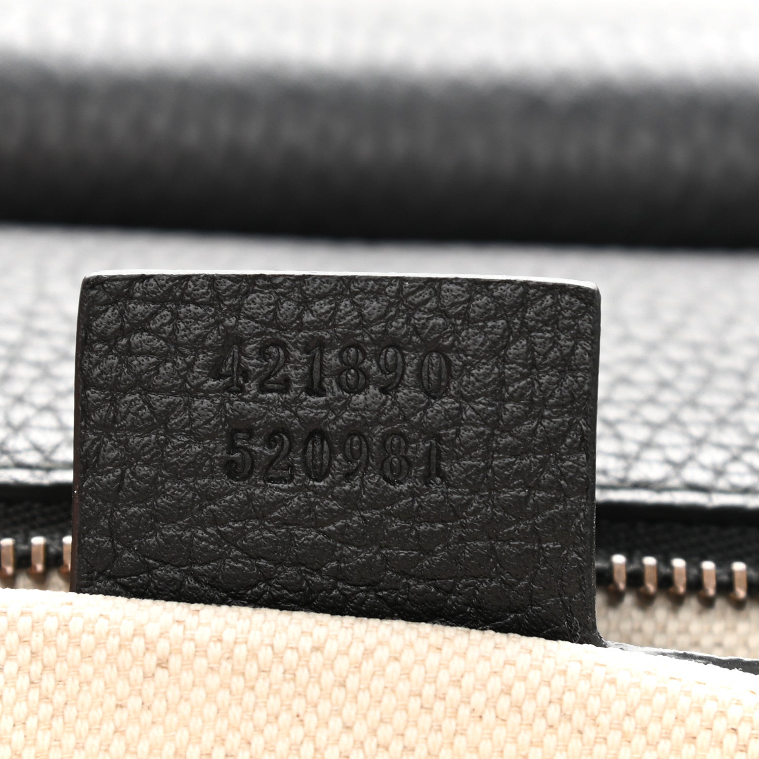 Gucci Calfskin Small GG Marmont Top Handle Bag Black 7 of 11