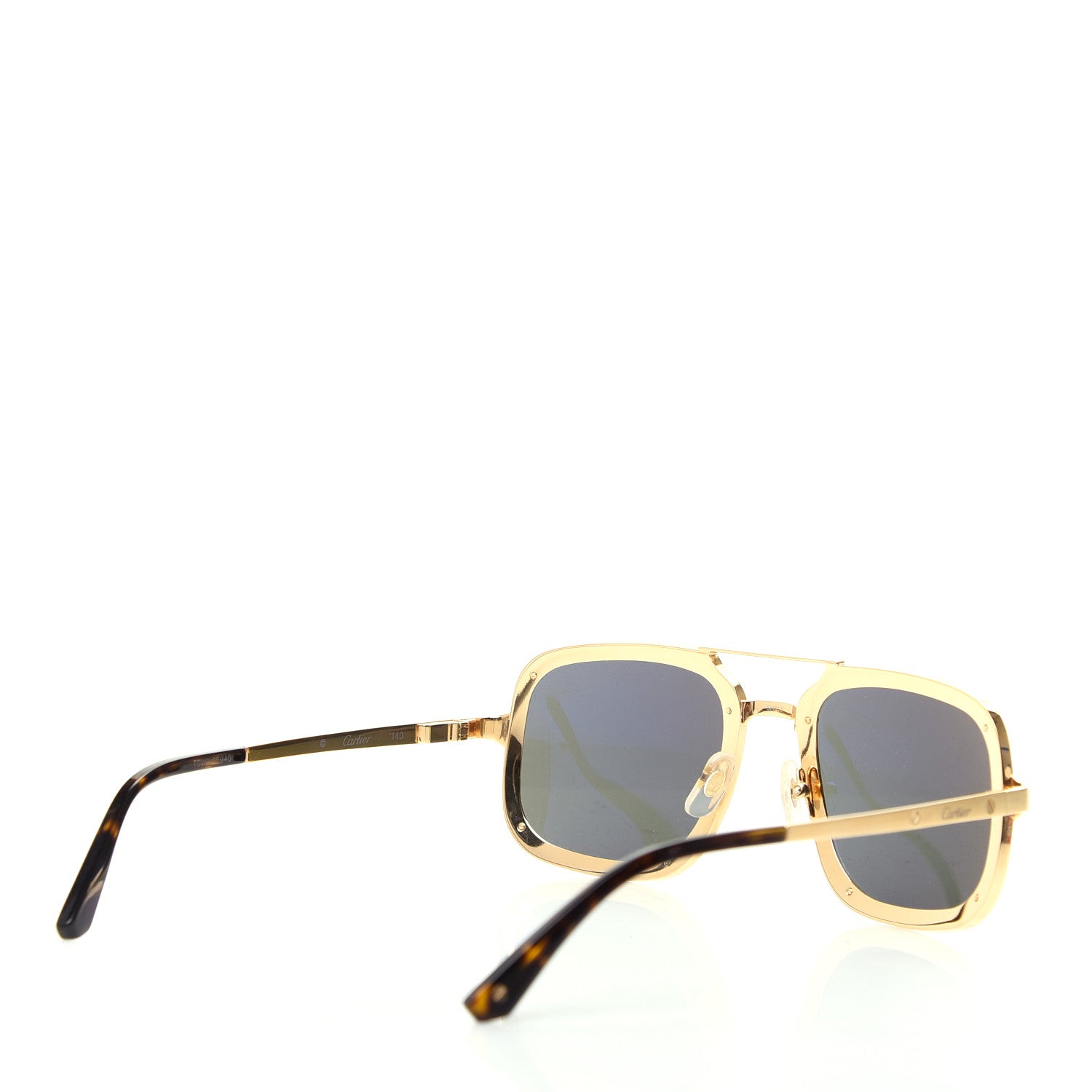 Cartier Titanium Santos De Cartier Sunglasses Gold 4 of 8