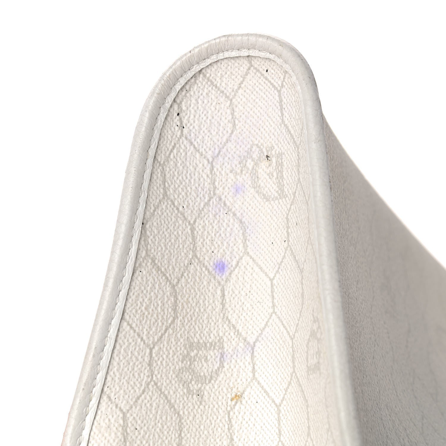 Christian Dior Monogram Chain Flap White 17 of 18