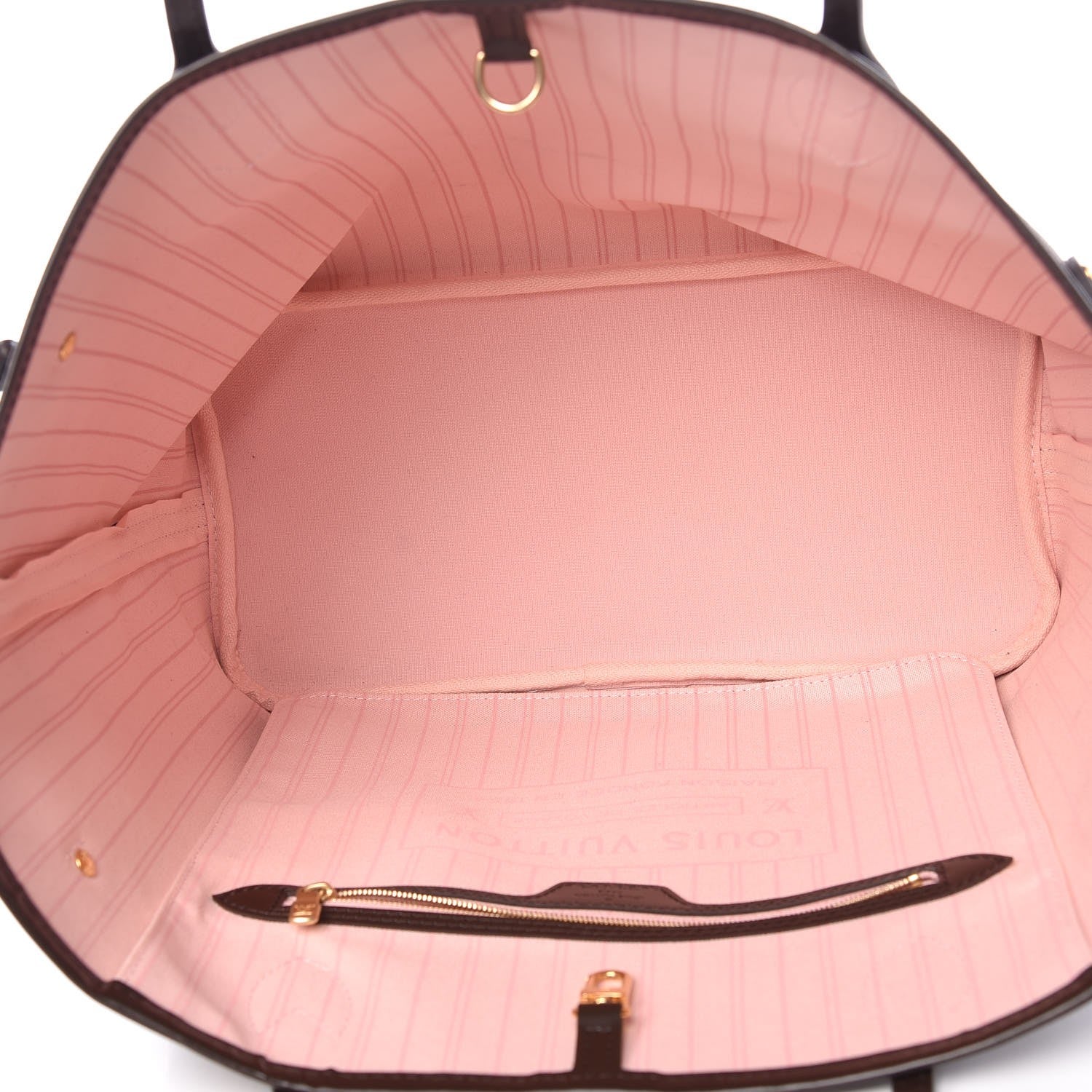 Louis Vuitton Damier Ebene Neo Neverfull MM Rose Ballerine 5 of 10