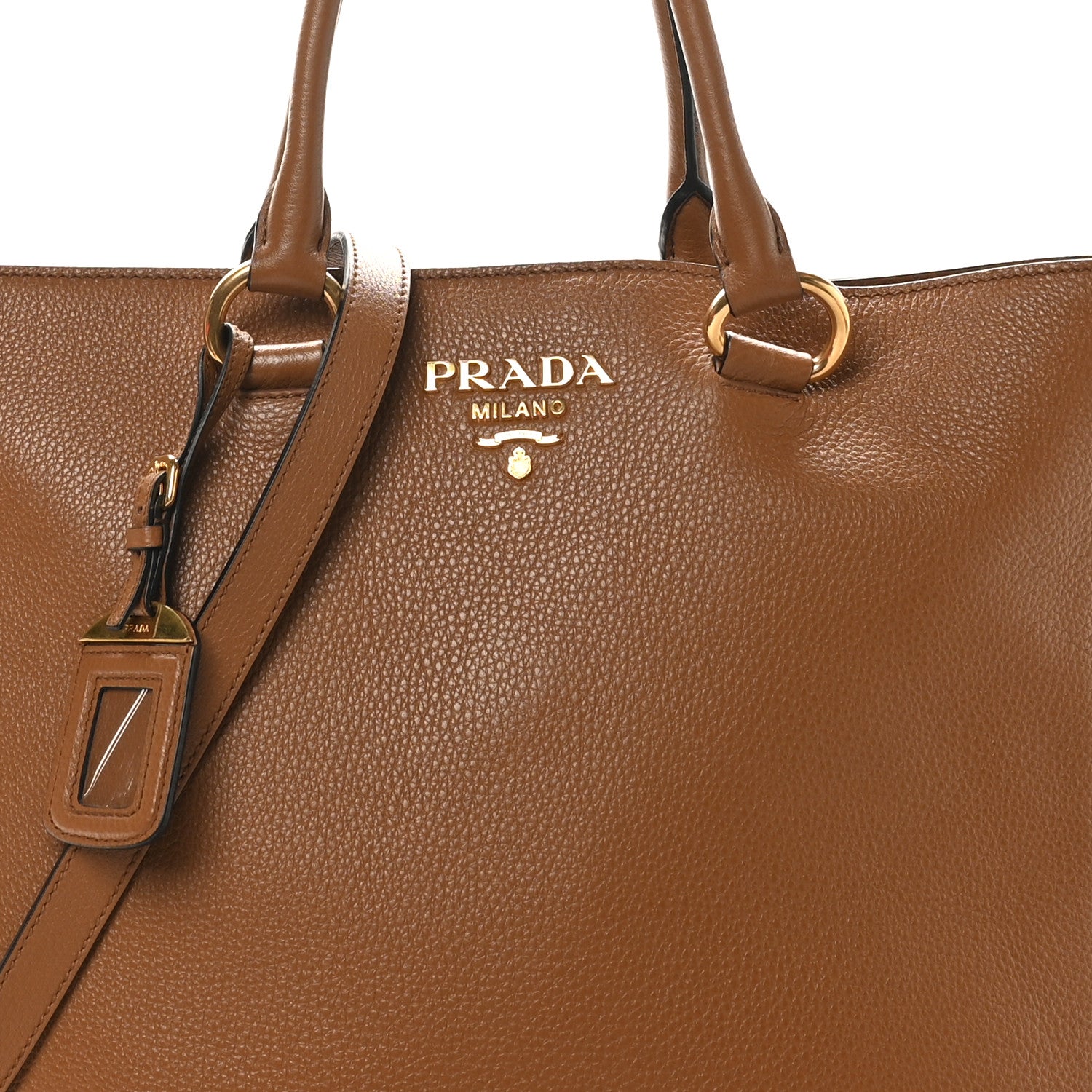 Prada Vitello Phenix Tote Cannella 7 of 9