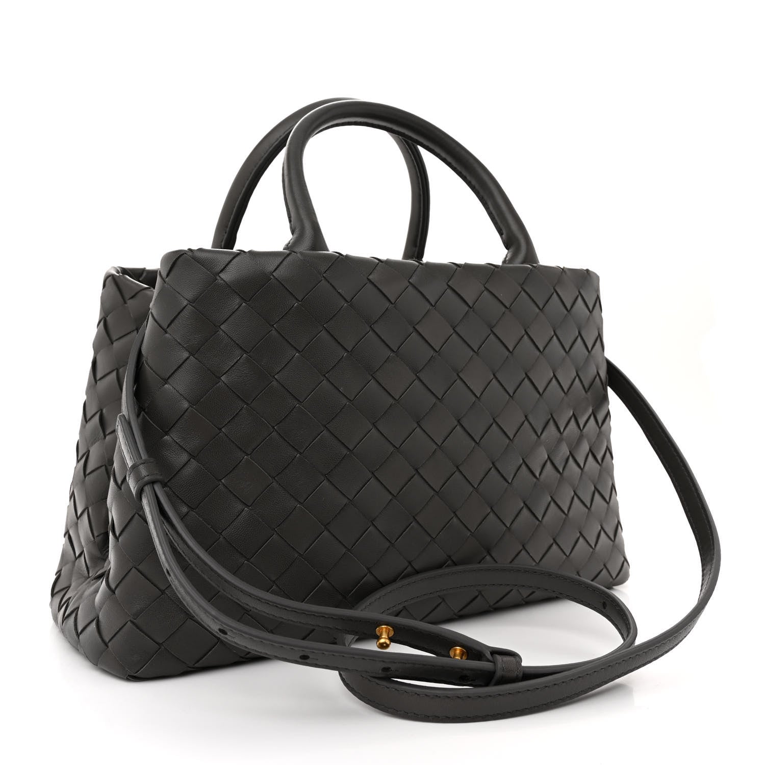 Bottega Veneta Nappa Intrecciato New Roma Tote Grey 3 of 11