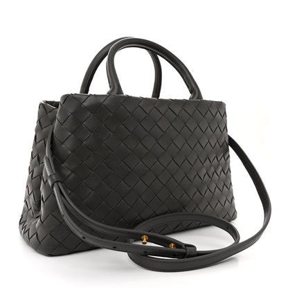 Bottega Veneta Nappa Intrecciato New Roma Tote Grey 3 of 11