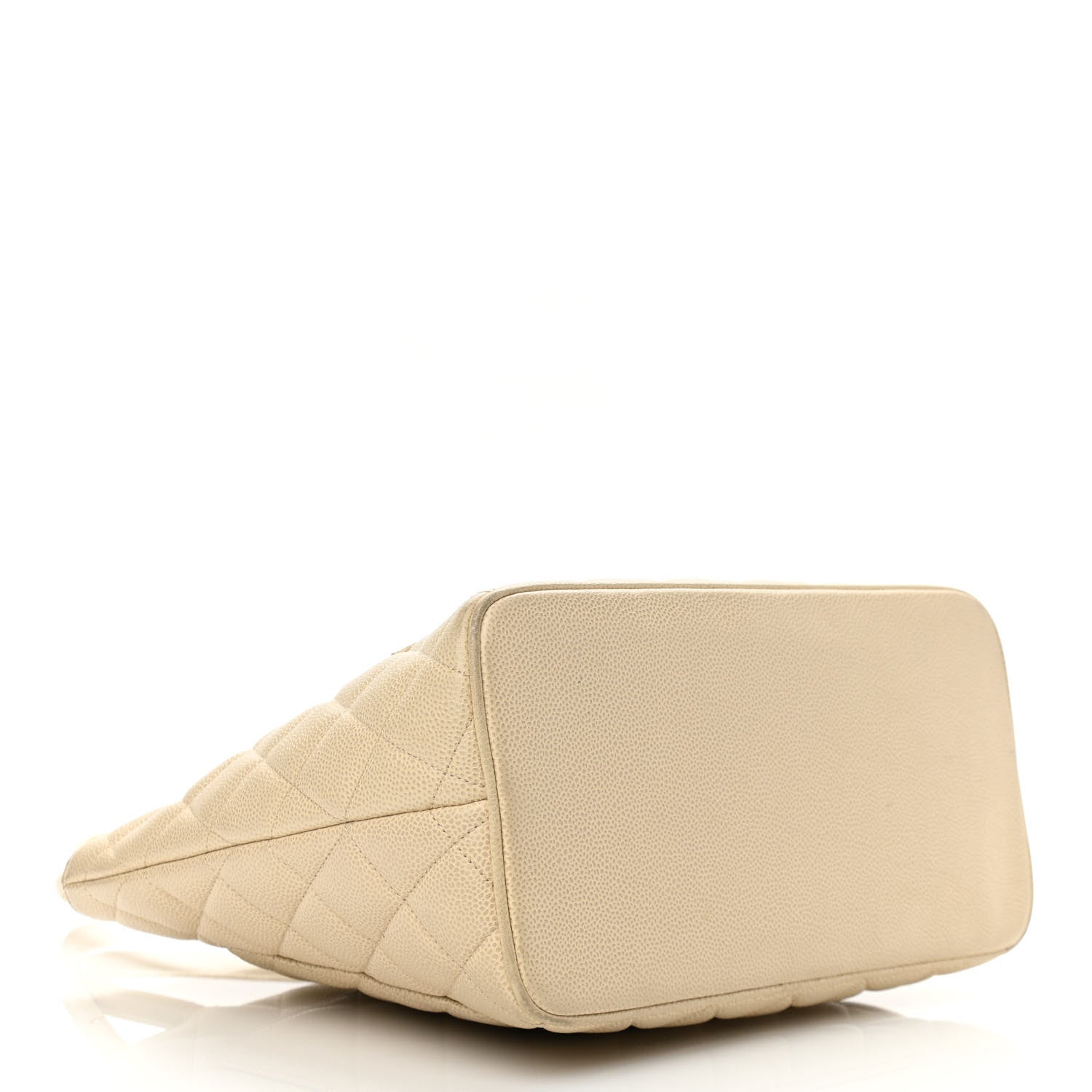 Chanel Caviar Quilted Medallion Tote Beige 4 of 13