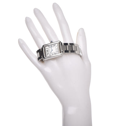 Cartier Stainless Steel 24mm Tank Solo Quartz Watch 2 of 7