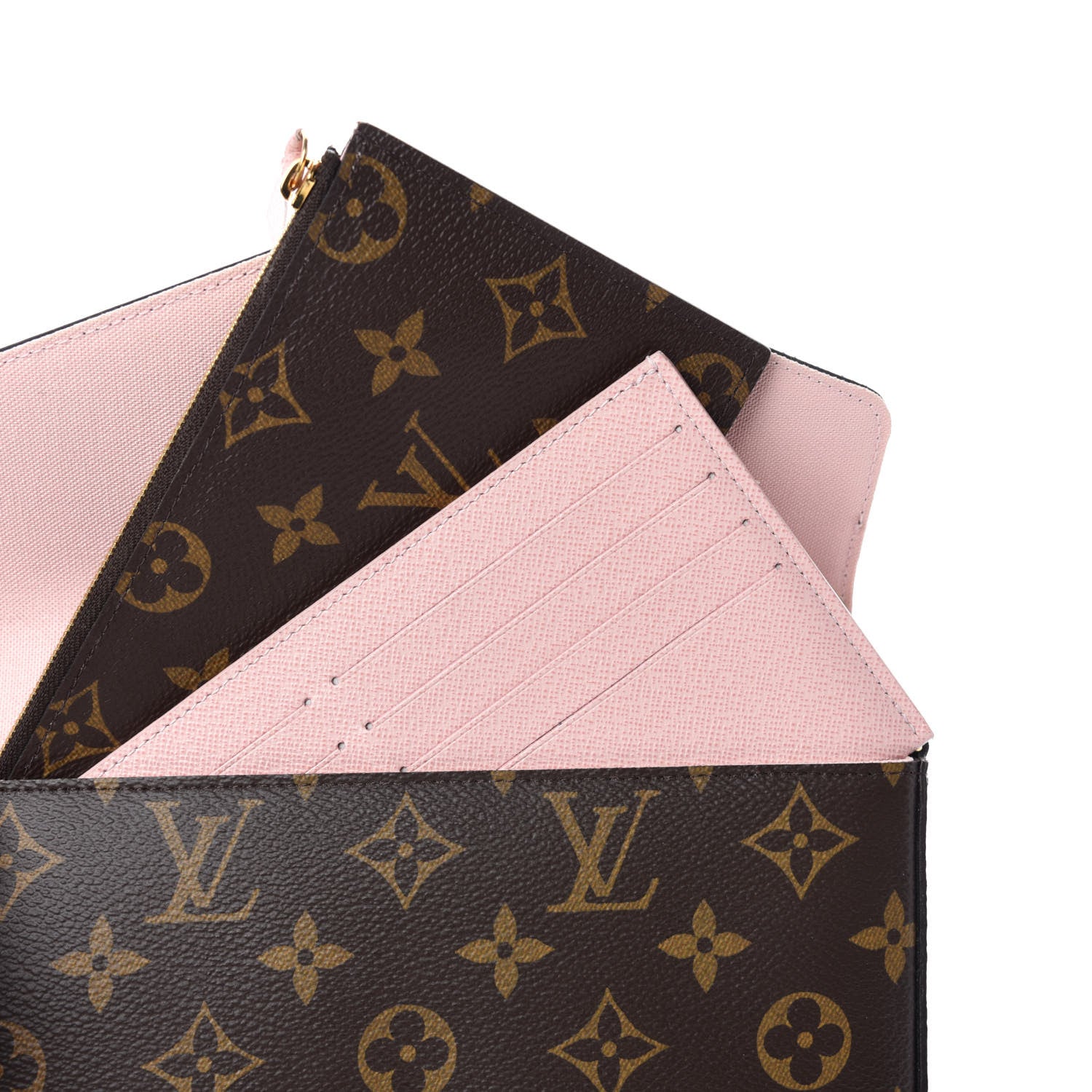 Louis Vuitton Monogram Valentine Dog Pochette Felicie Chain Wallet 8 of 15