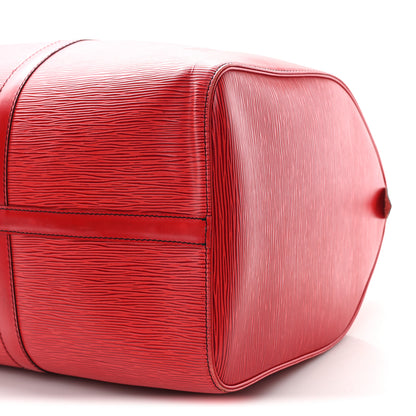Louis Vuitton Epi Keepall 50 Castillan Red 9 of 10
