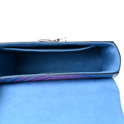 Louis Vuitton Epi Tropical Twist Shoulder Bag MM Blue Rose 6 of 9