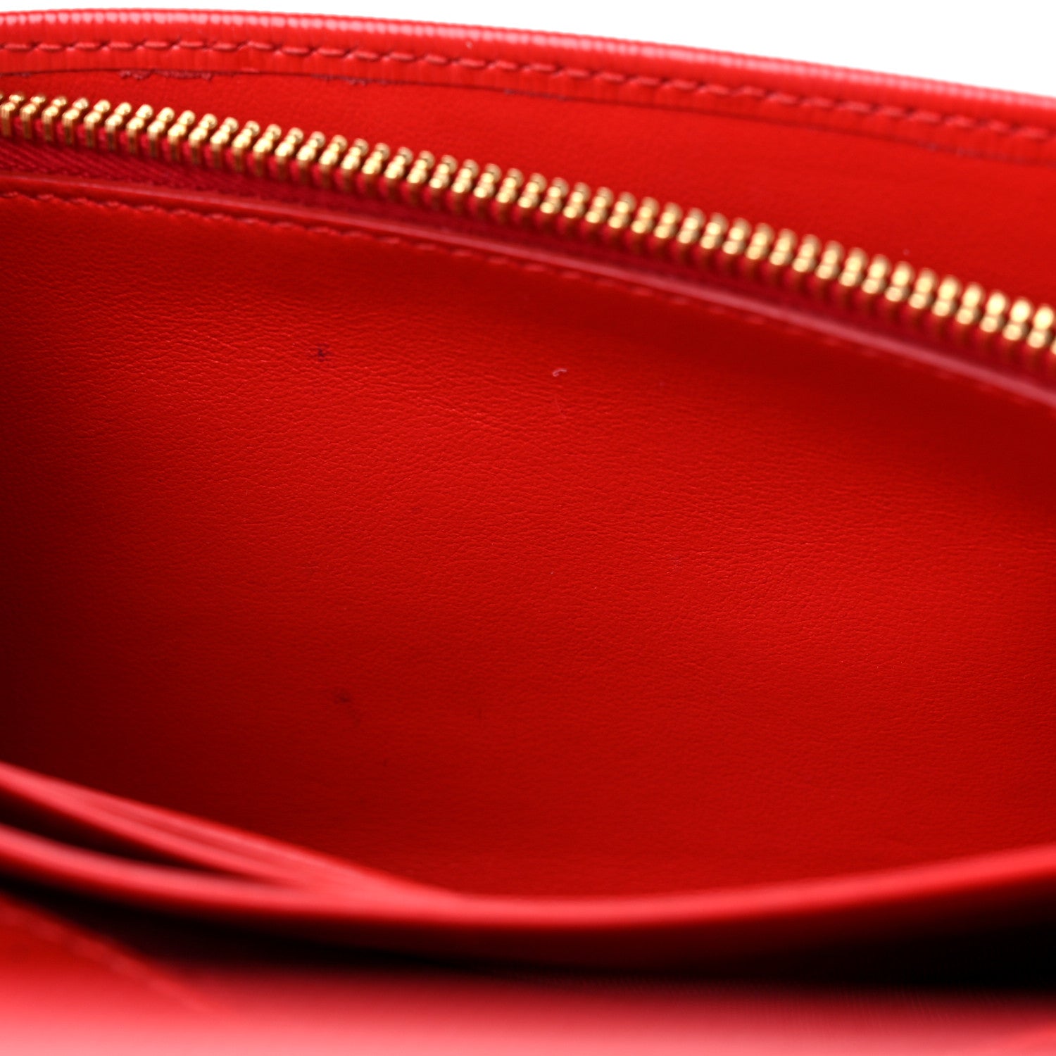 Prada Vitello Move Metal Oro Chain Wallet Lacca 10 of 13