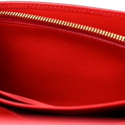 Prada Vitello Move Metal Oro Chain Wallet Lacca 10 of 13