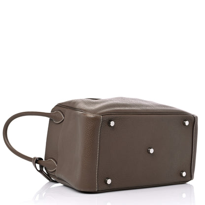 Hermes Taurillon Clemence Lindy 30 Etoupe 4 of 14