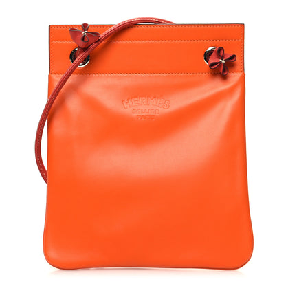 Hermes Milo Lambskin Swift Mini Aline Orange Poppy Terre Battue 1 of 9