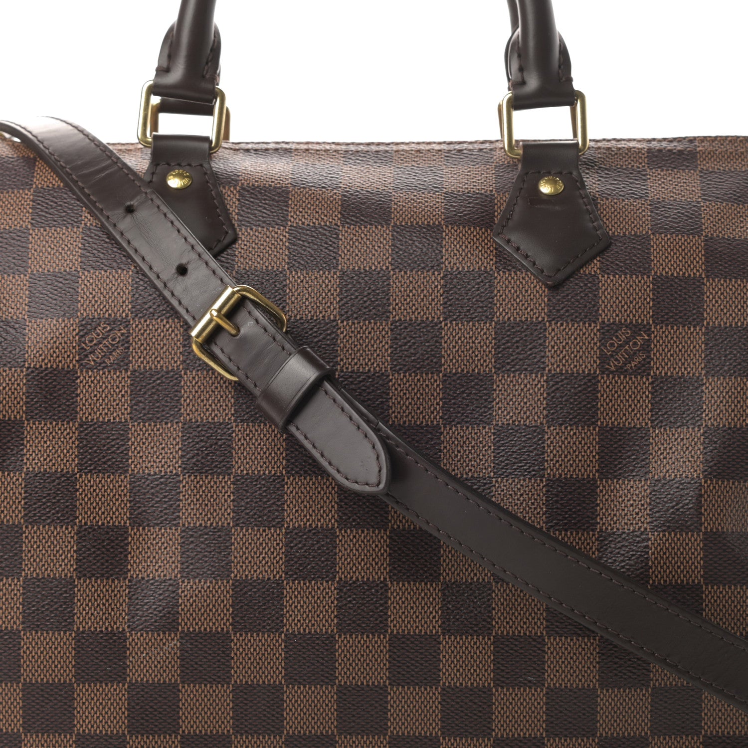 Louis Vuitton Damier Ebene Speedy Bandouliere 30 9 of 13
