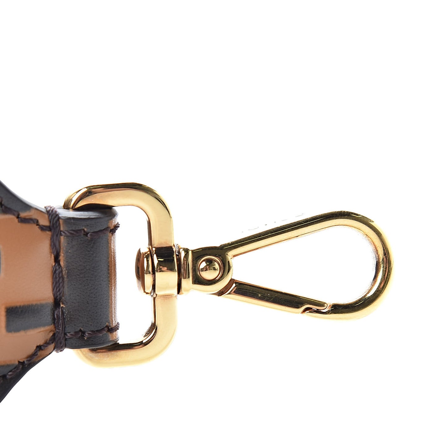 Calfskin FF 1974 Embossed Strap You Tobacco Black