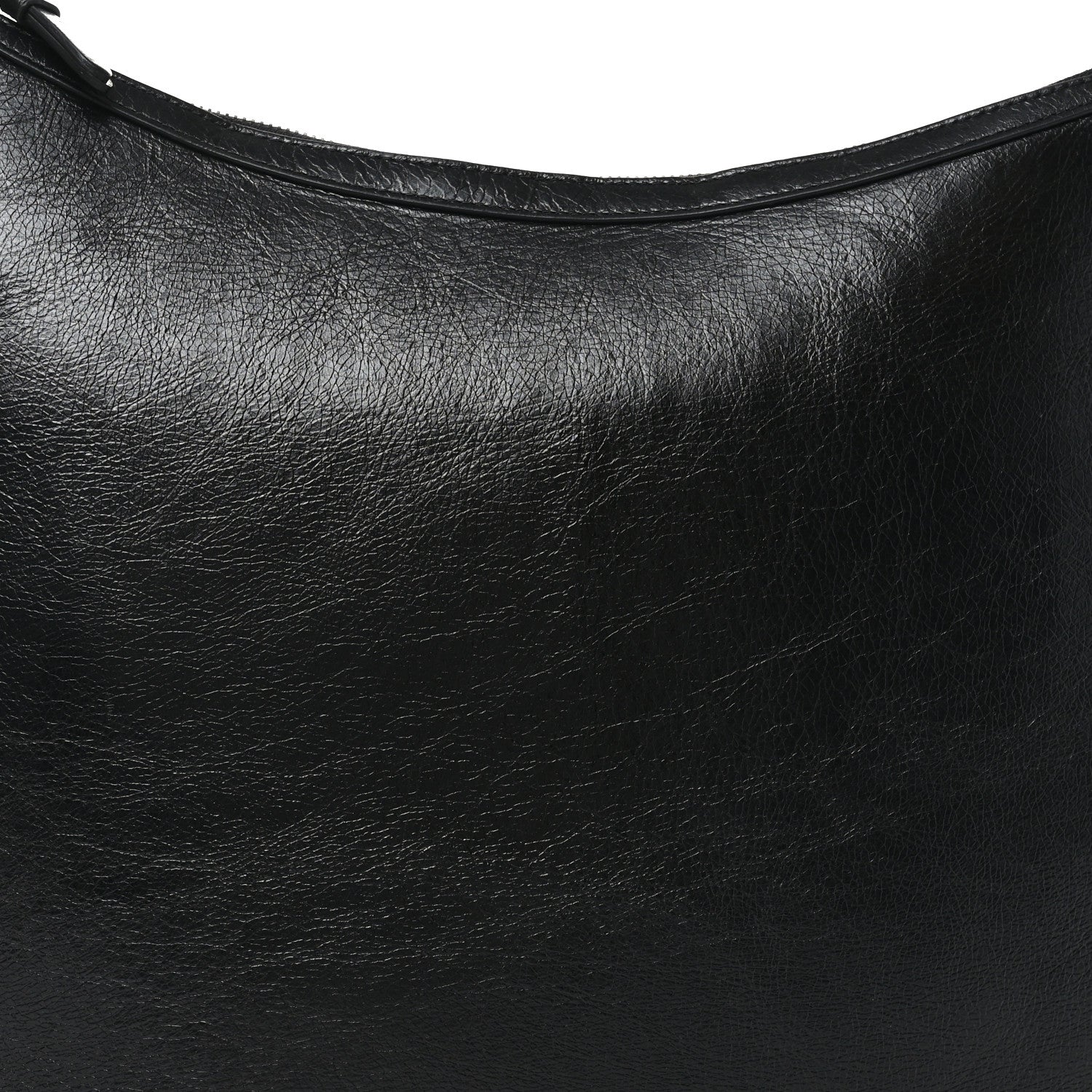 Jimmy Choo Lambskin Large JC Soft Hobo Bag Black 7 of 9