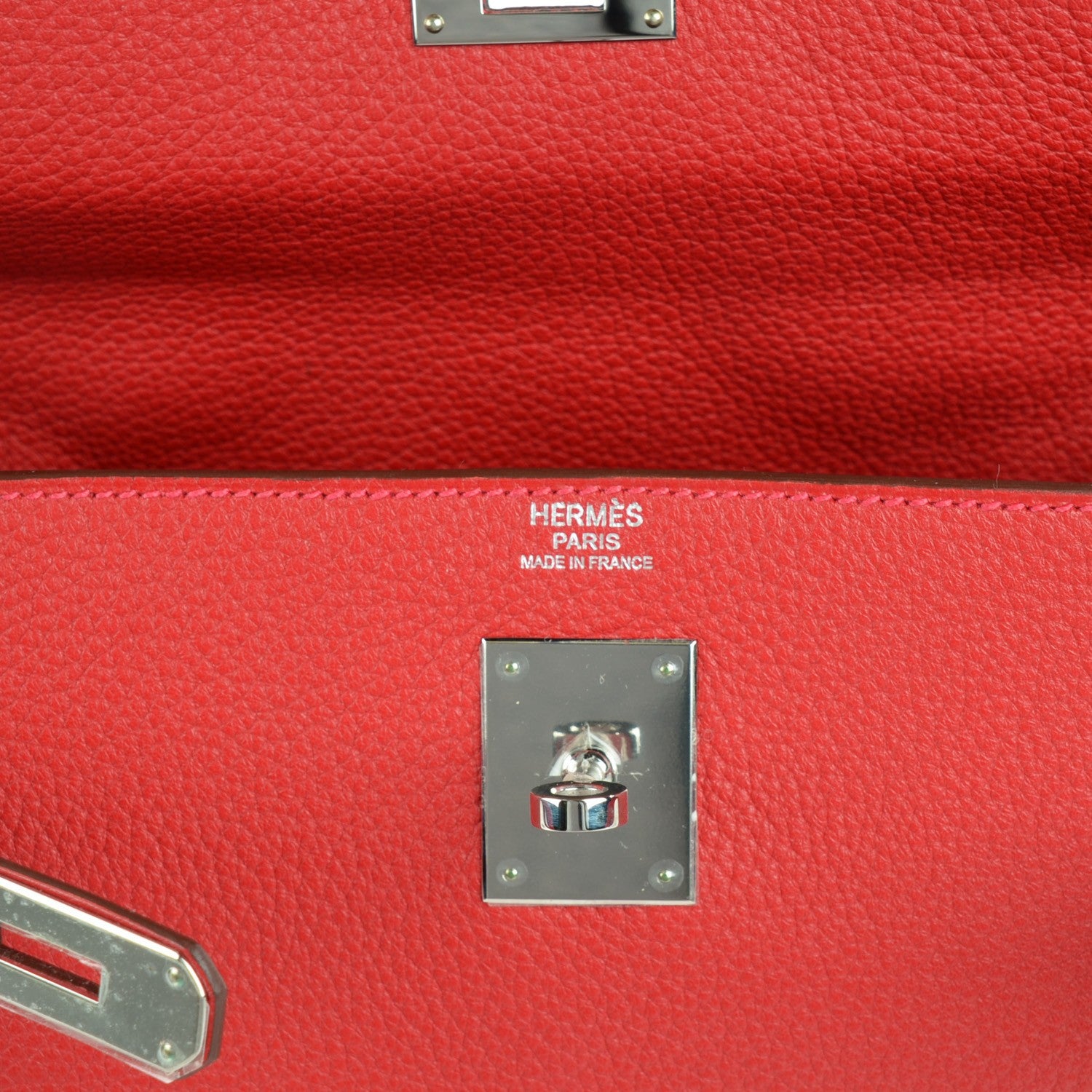Hermes Togo Kelly Retourne 32 Rouge Casaque 24 of 24