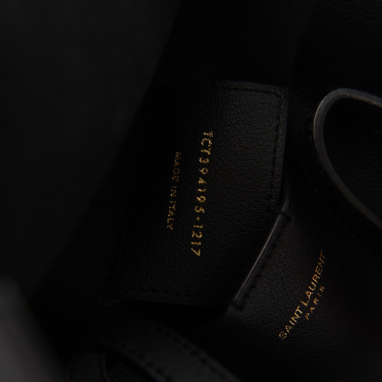 Saint Laurent Calfskin Large Shopping Tote Black 7 of 10