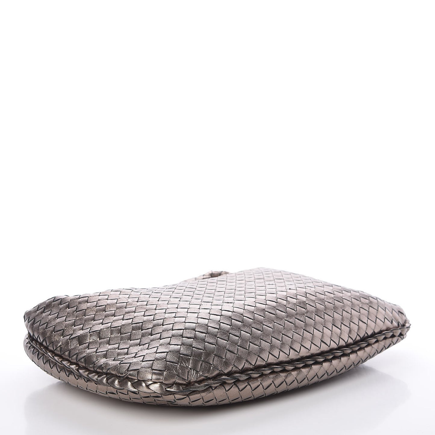 Nappa Intrecciato Medium Veneta Hobo Pewter