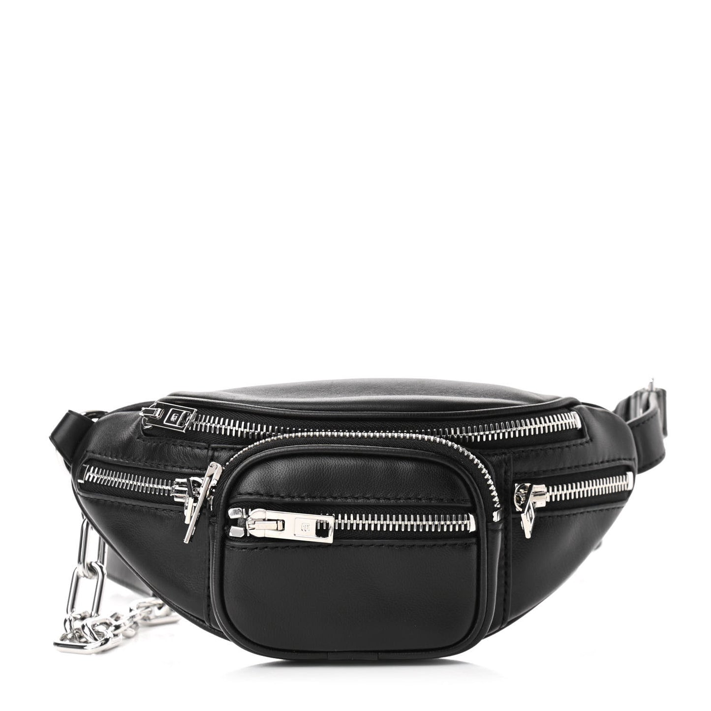 Lambskin Mini Attica Belt Bag Black
