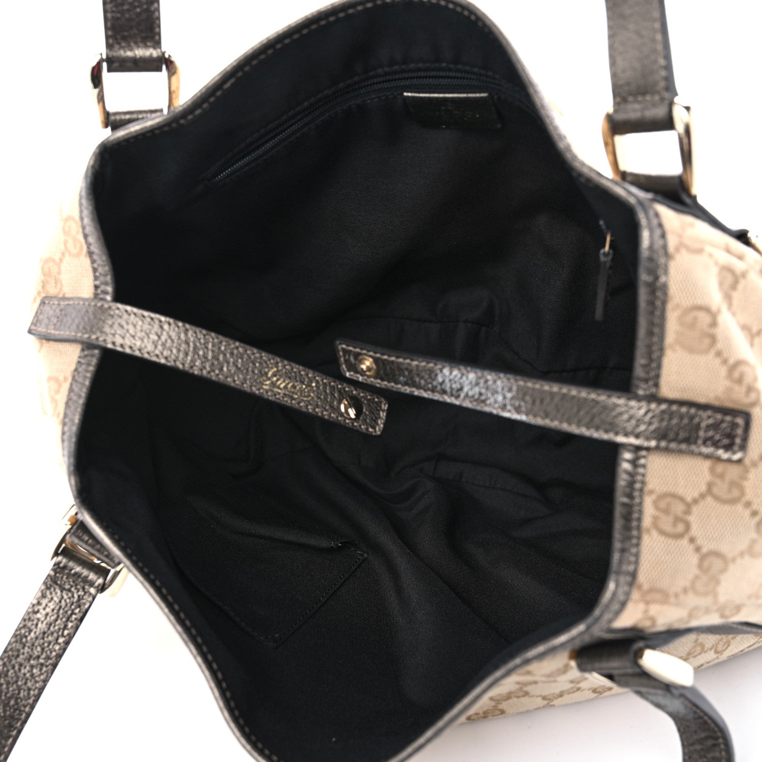 Gucci Monogram Medium Abbey Shoulder Bag Pewter 5 of 10