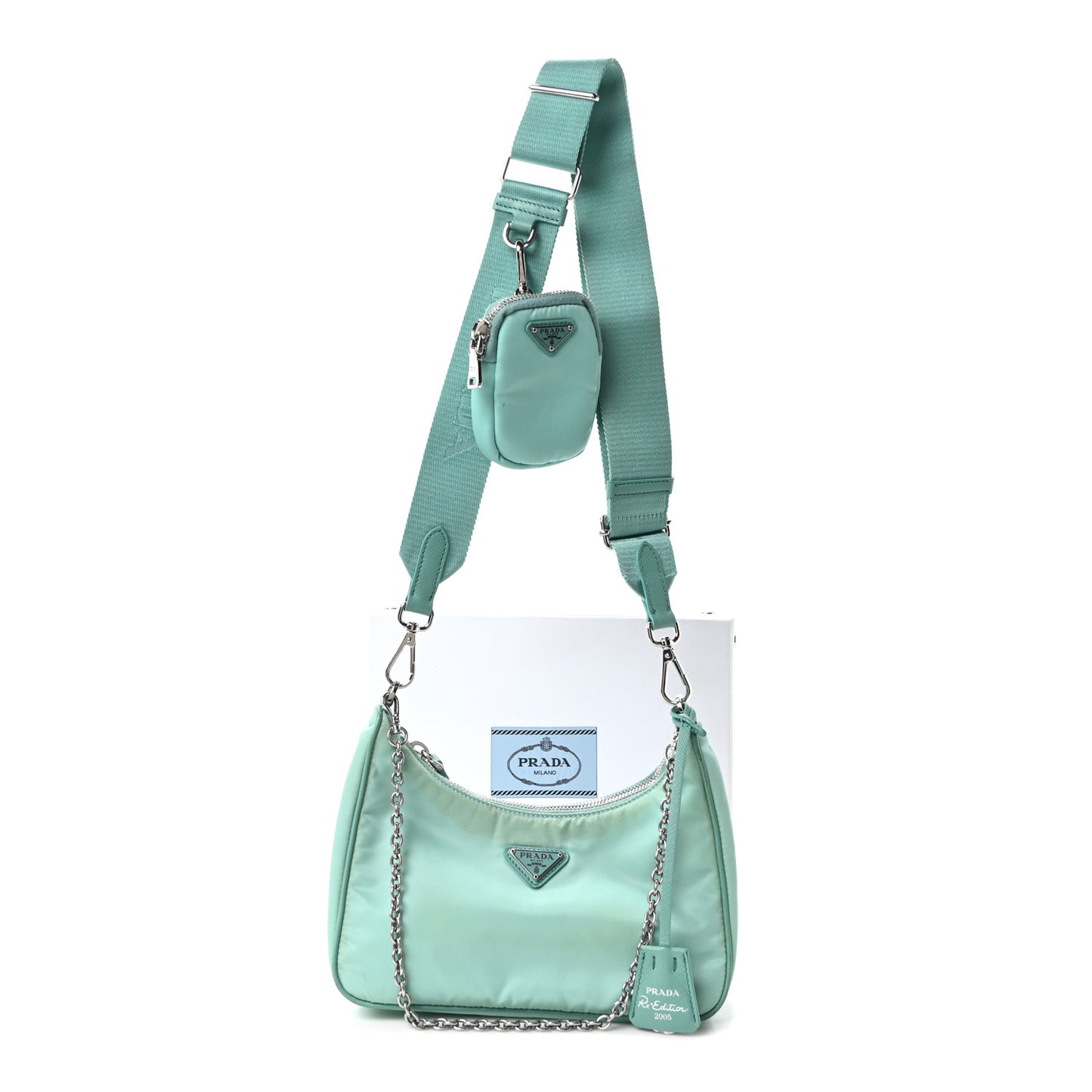 Nylon Saffiano Re-Edition 2005 Shoulder Bag Giada