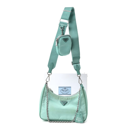 Prada Nylon Saffiano Re-Edition 2005 Shoulder Bag Giada 11 of 11