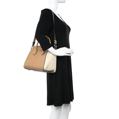 Givenchy Sugar Goatskin Mini Tri-Color Antigona Light Brown Beige Black 2 of 16