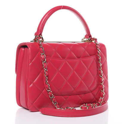 Chanel Lambskin Quilted Small Trendy CC Flap Dual Handle Bag Pink 3 of 10