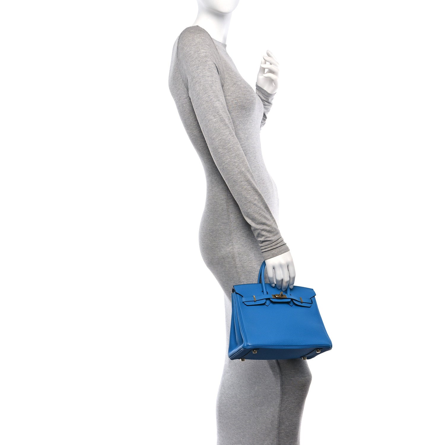 Hermes Togo Birkin 25 Bleu Zanzibar 2 of 10