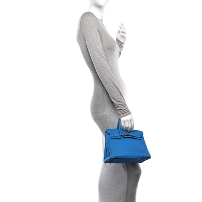 Hermes Togo Birkin 25 Bleu Zanzibar 2 of 10