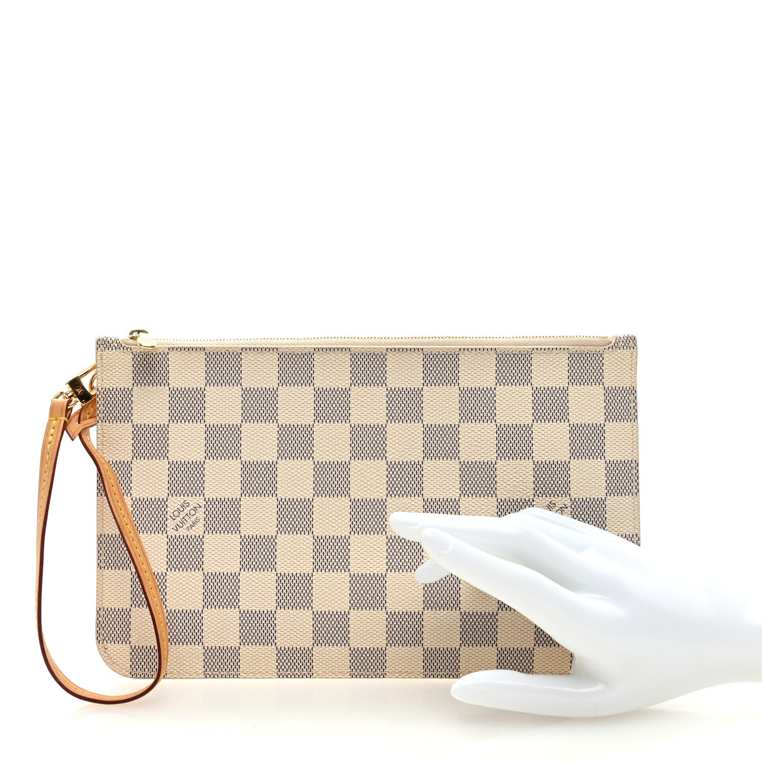 Louis Vuitton Damier Azur Neverfull MM GM Pochette 2 of 6