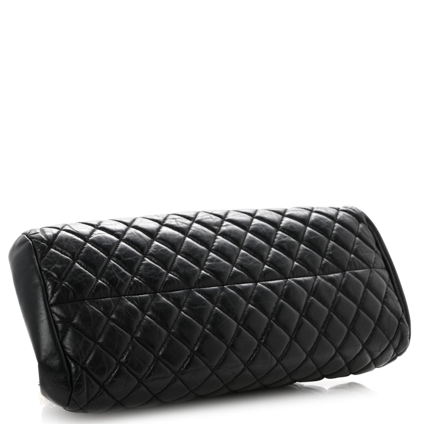 Aged Calfskin Medium Just Mademoiselle Black