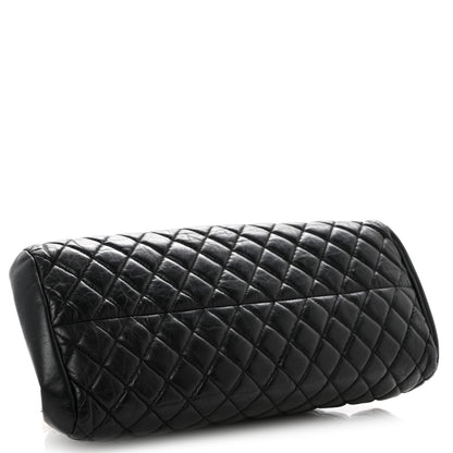 Chanel Aged Calfskin Medium Just Mademoiselle Black 4 of 13