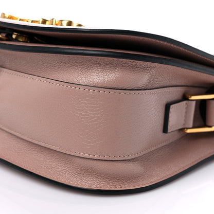 Valentino Garavani Buffalo Maison Gryphons Saddle Bag Rose Cannelle 7 of 9