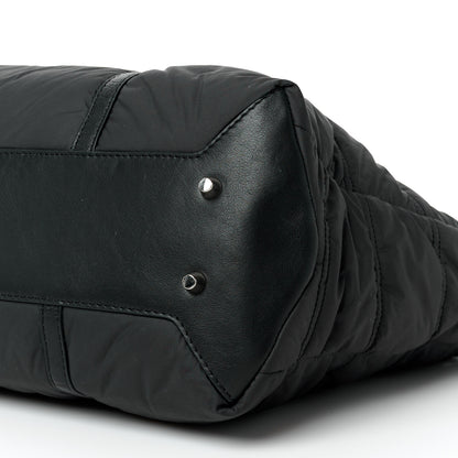 Burberry Nylon House Check Quilted Abbey Diaper Bag Black 10 of 10