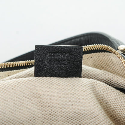 Gucci Pebbled Calfskin Medium Soho Boston Black 7 of 7