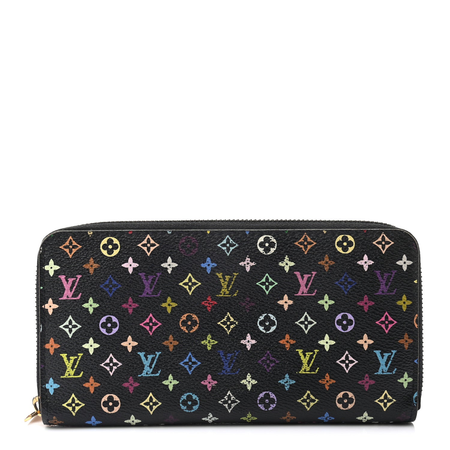 Louis Vuitton Monogram Multicolor Zippy Wallet Black 1 of 10