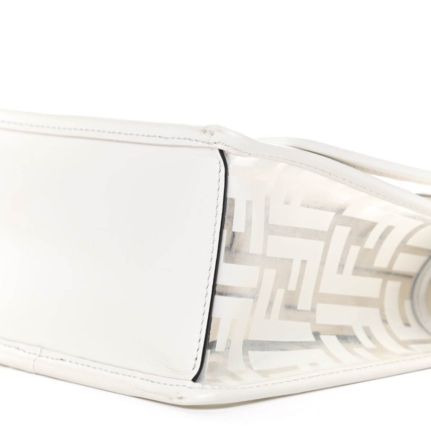 TPU FF Vitello Century F is Fendi Small Kan I Shoulder Bag White