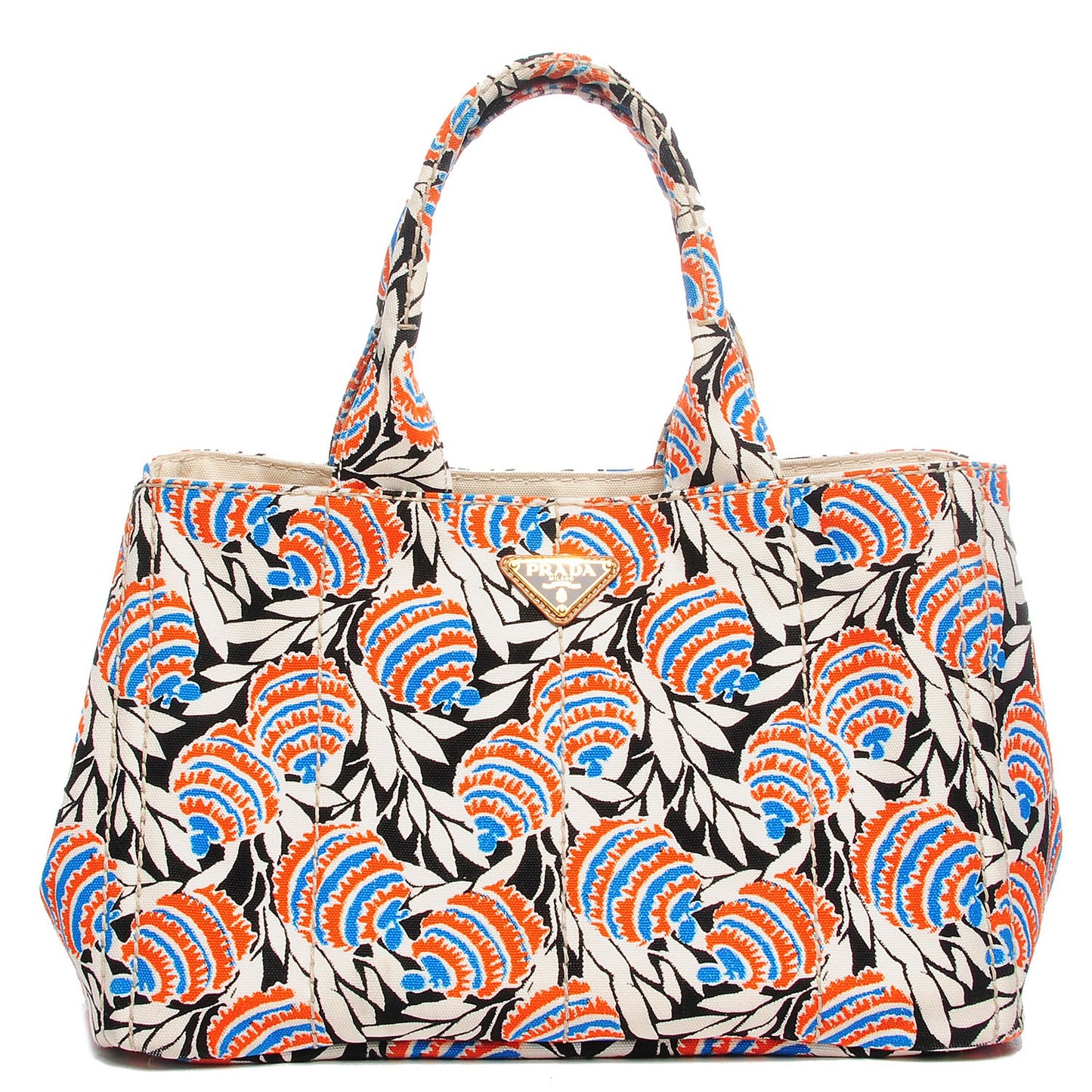 Canapa Stampata Tote Black Mimosa