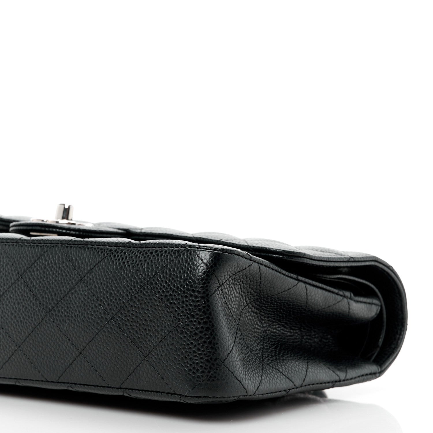 Chanel Caviar Quilted Medium Double Flap Black 11 of 14